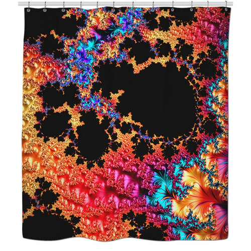 Space Lava Shower Curtain - Store.ml