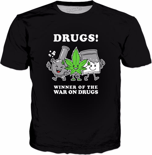 Drugs: Winner Of The War On Drugs T-Shirt - funny drugs - Store.ml