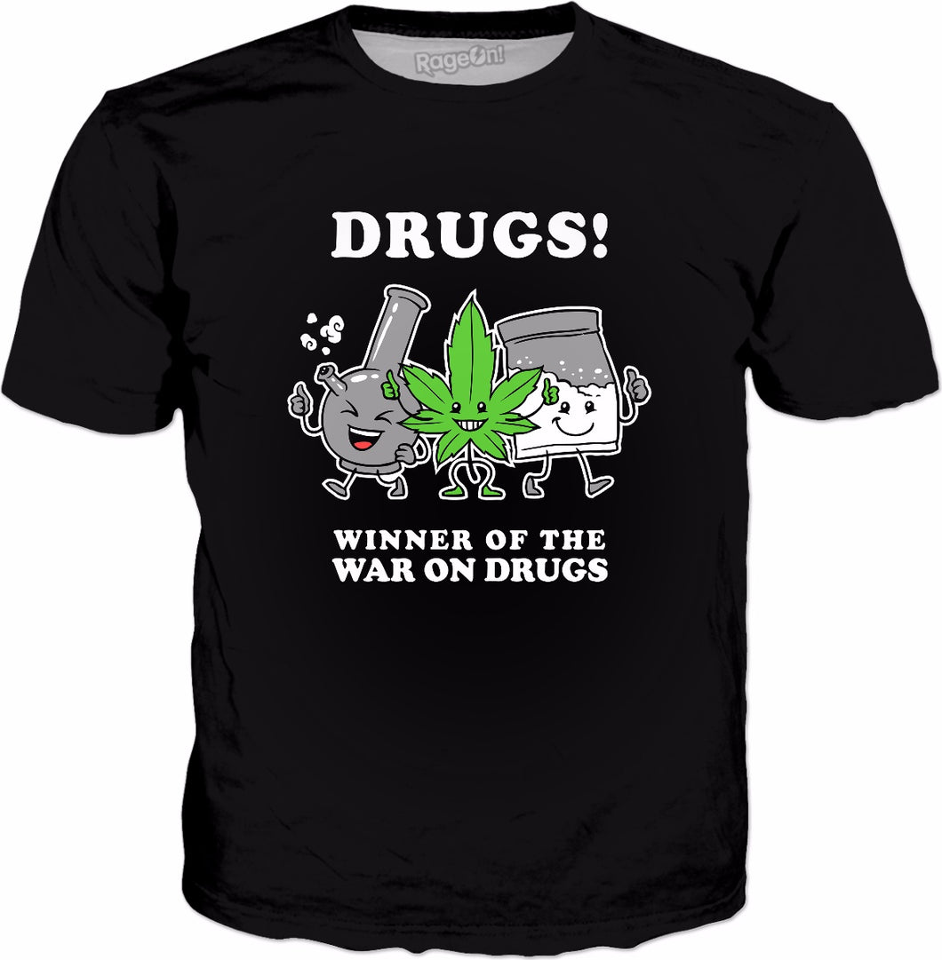 Drugs: Winner Of The War On Drugs T-Shirt - funny drugs - Store.ml