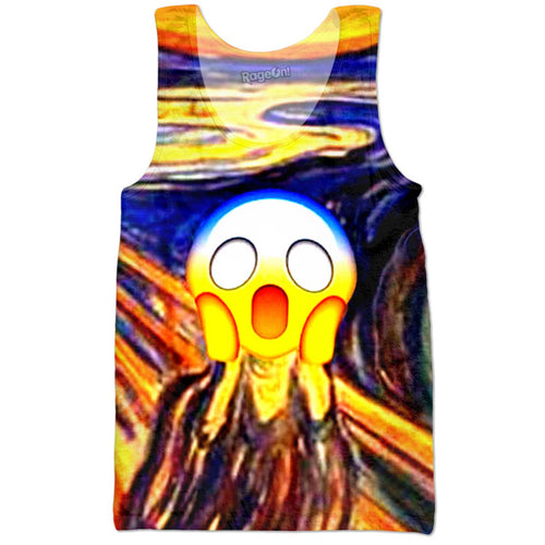 The Scream Emoji Tank Top - Store.ml