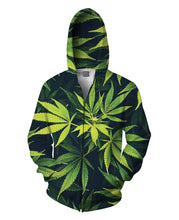 Weed Zip-Up Hoodie - Store.ml