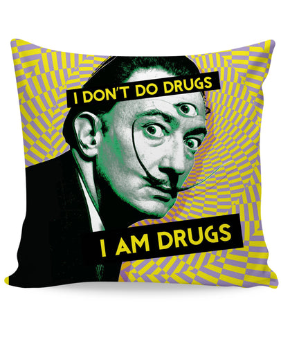 Salvador Dali on Drugs Couch Pillow - Store.ml