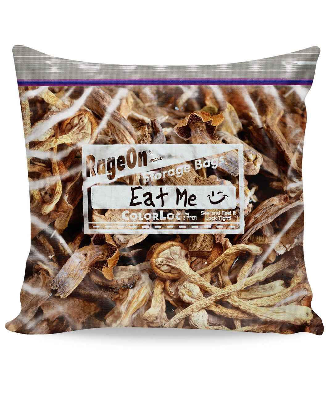 Eat Me Magic Mushrooms Couch Pillow - Store.ml