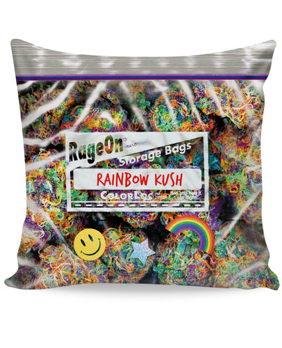 Rainbow Kush Weed Bag Couch Pillow - Store.ml