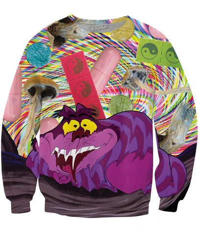Cheshire Cat Crewneck Sweatshirt - Store.ml