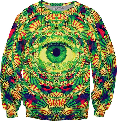 Psychedelic Eye Crewneck Sweatshirt - Store.ml