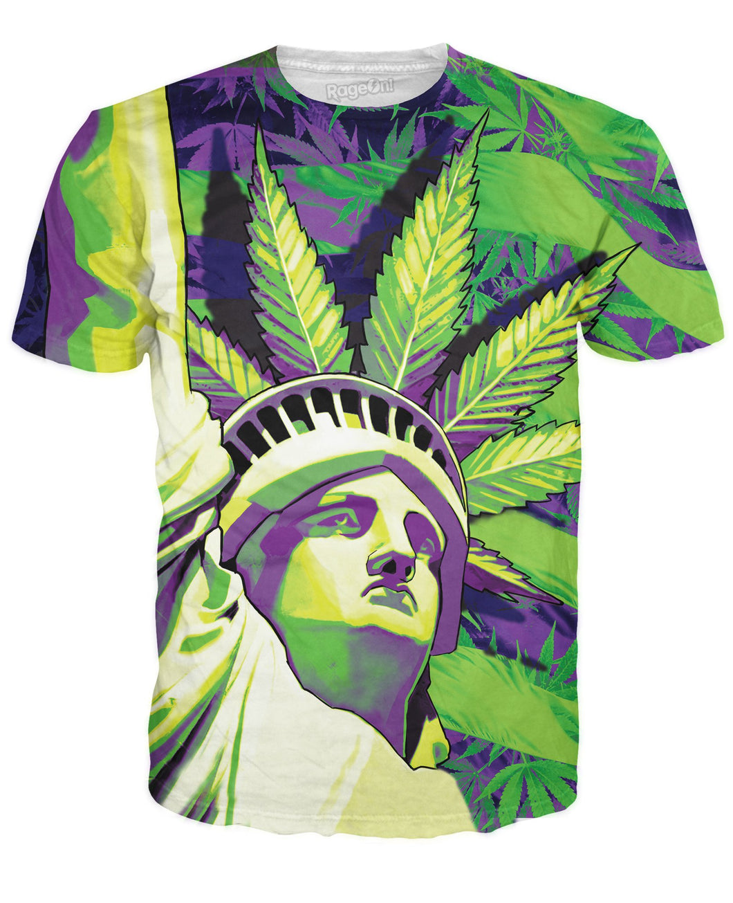 Smoking Lady Liberty T-Shirt - Store.ml