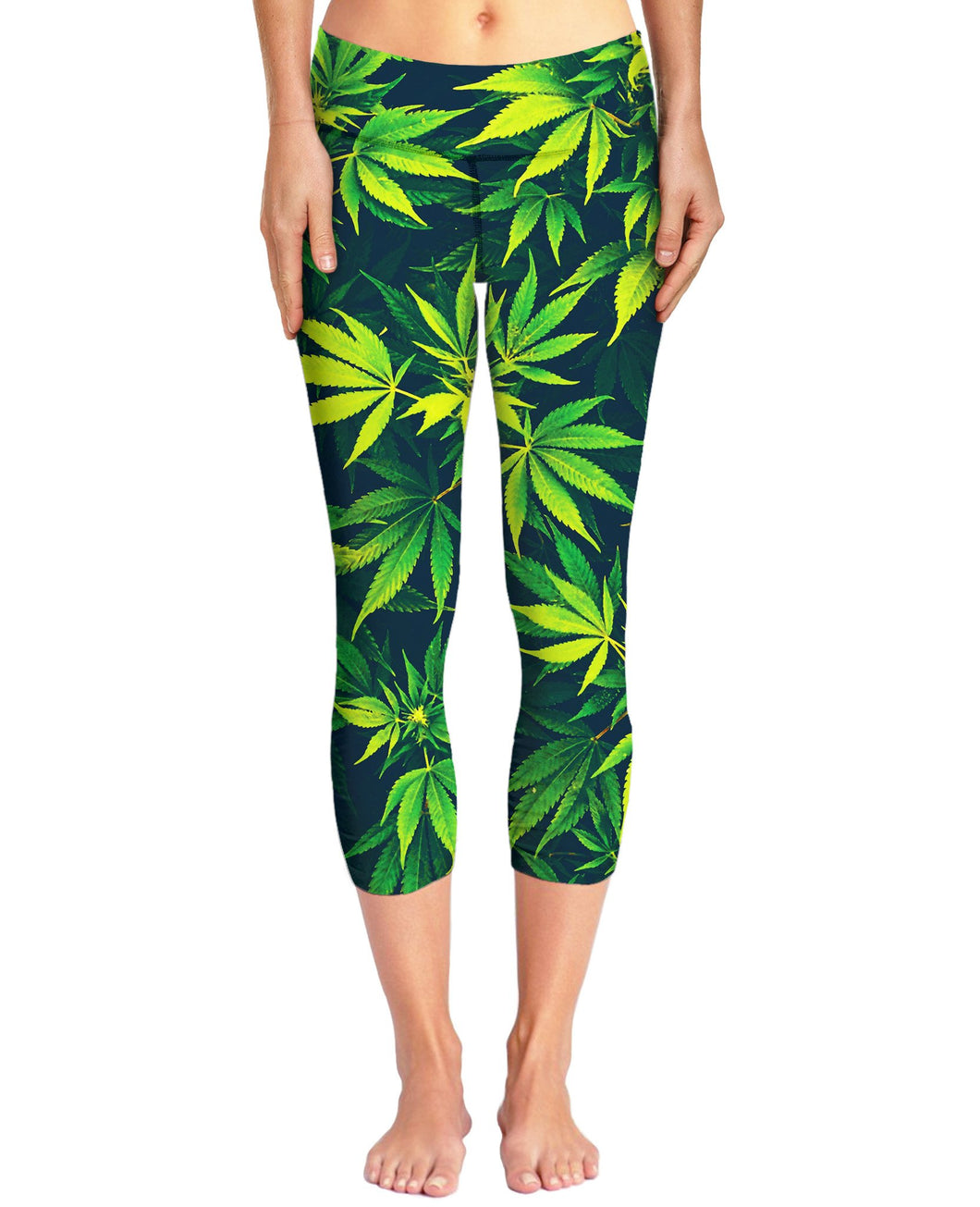 Weed Capri Yoga Pants - Store.ml