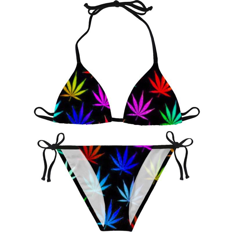 Rainbow Weed Bikini - Store.ml