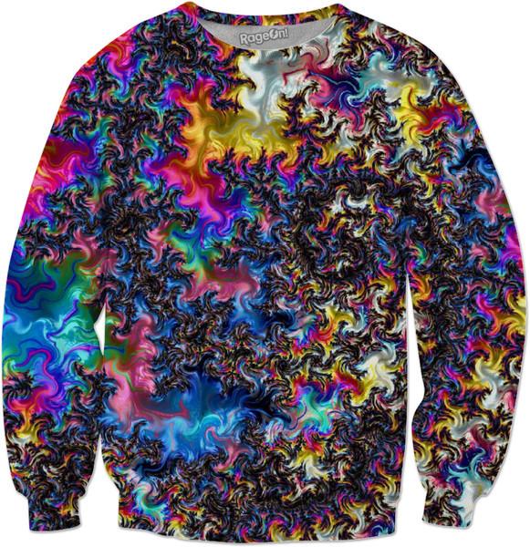 Fractal Acid Sweatshirt - Store.ml