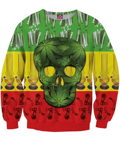 Rasta Skull Sweatshirt - Store.ml