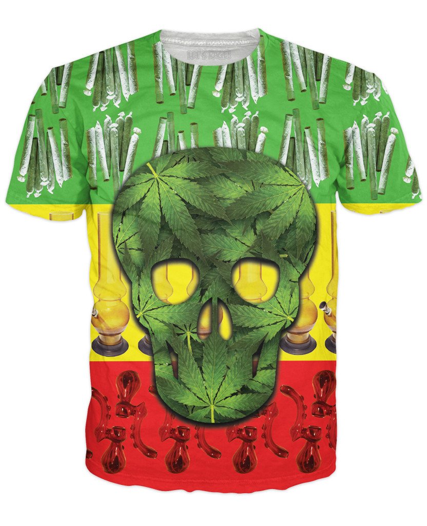 Rasta Skull T-Shirt - Store.ml