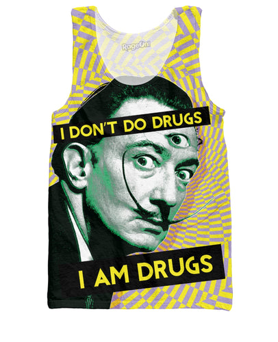 Salvador Dali on Drugs Tank Top - Store.ml